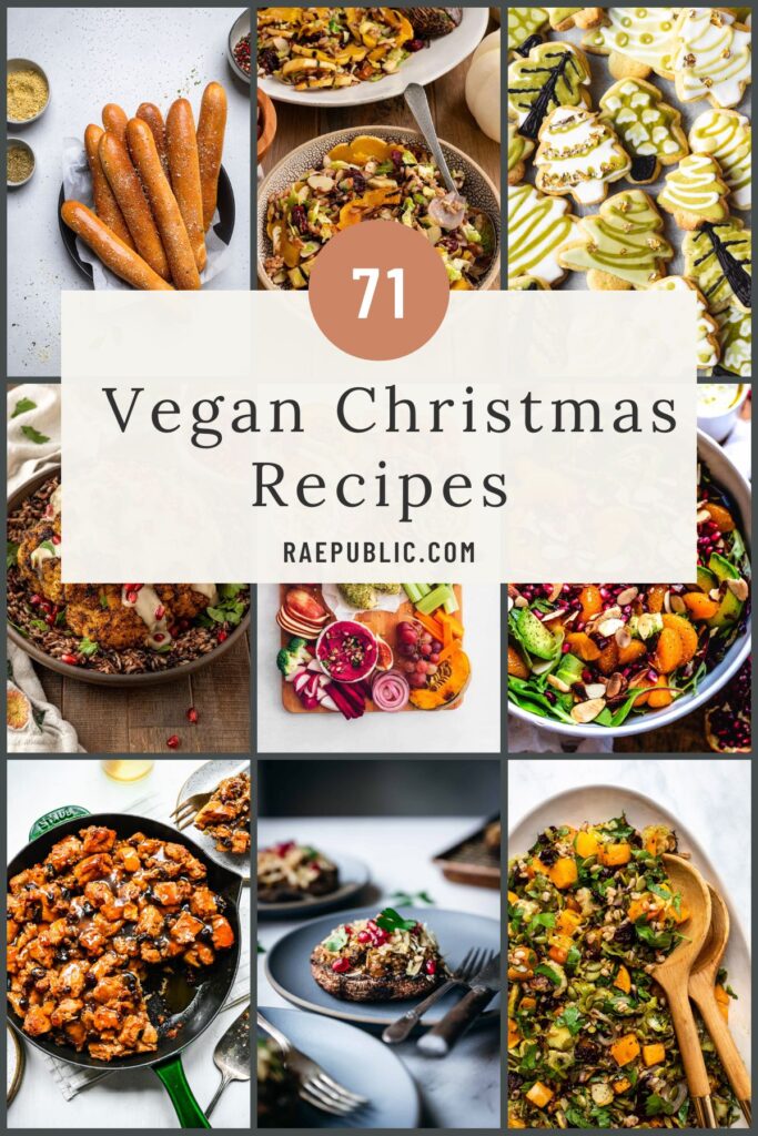 Here are several delicious vegan recipes perfect for Christmas.