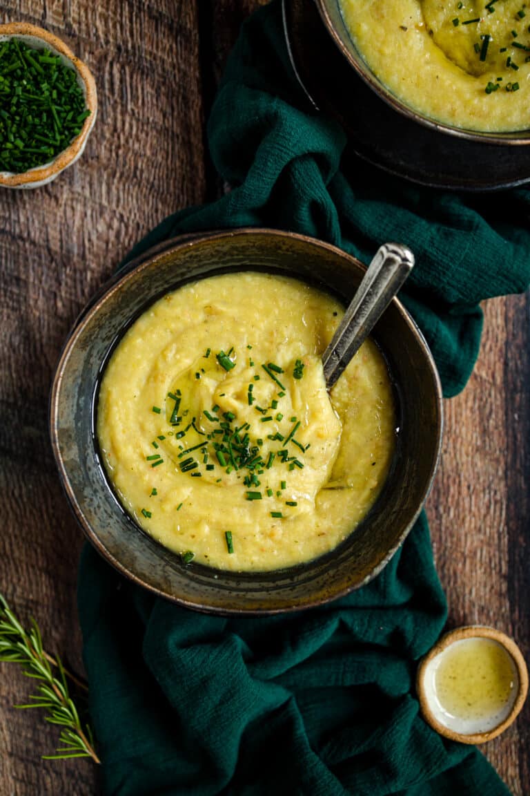 Vegan Potato Leek Soup Recipe