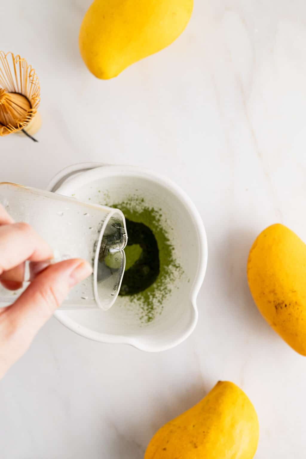 Iced Mango Matcha Latte - Raepublic